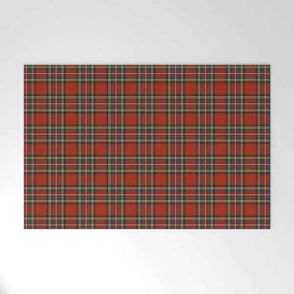 Royal Stewart tartan welcome mat