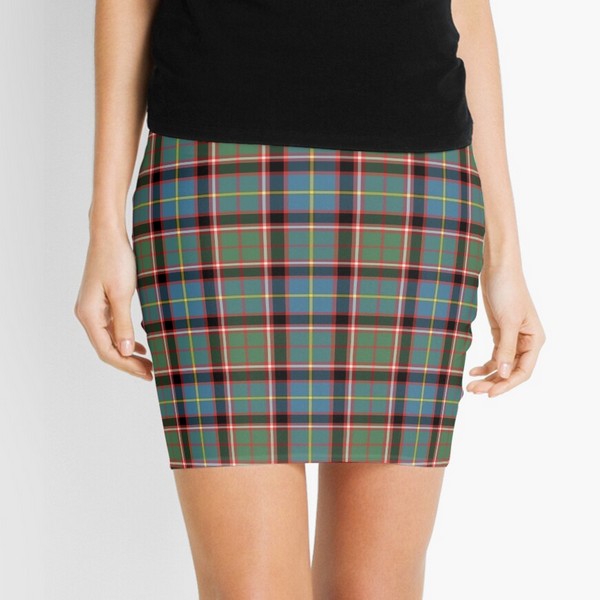 Stirling Ancient District tartan mini skirt