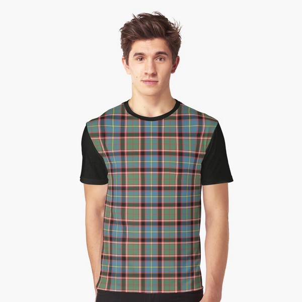 Stirling Ancient District tartan tee shirt