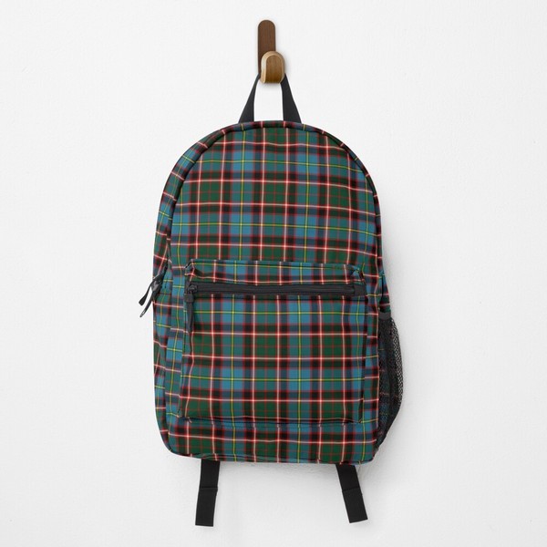 Stirling District tartan backpack