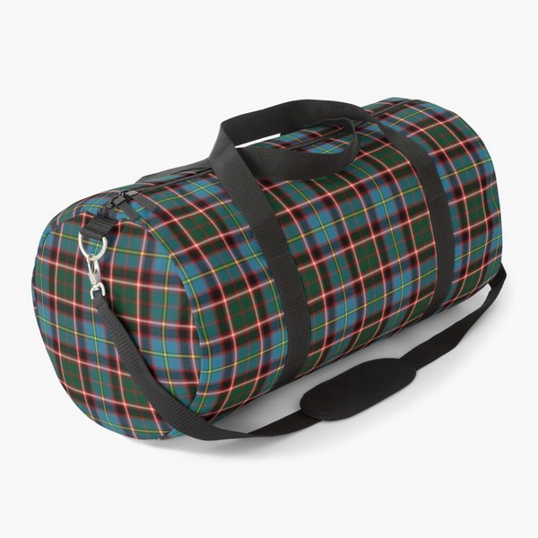 Stirling District tartan duffle bag