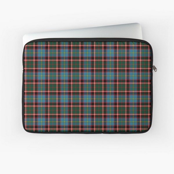 Stirling District tartan laptop sleeve