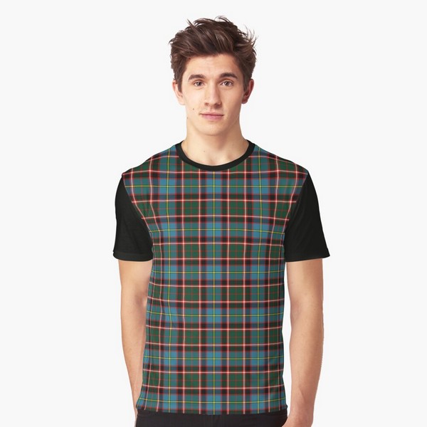 Stirling District tartan tee shirt