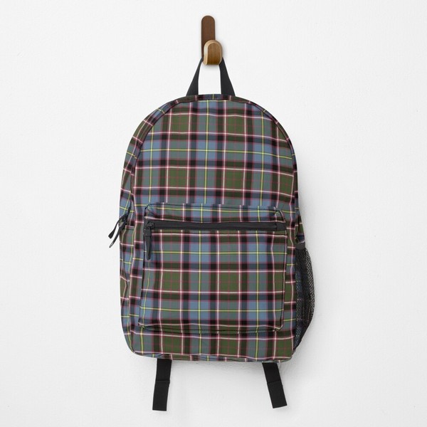 Stirling Weathered tartan backpack