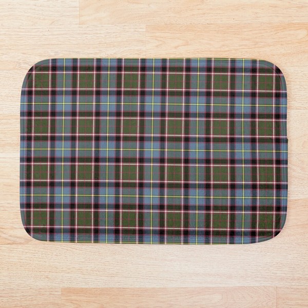 Stirling Weathered tartan floor mat