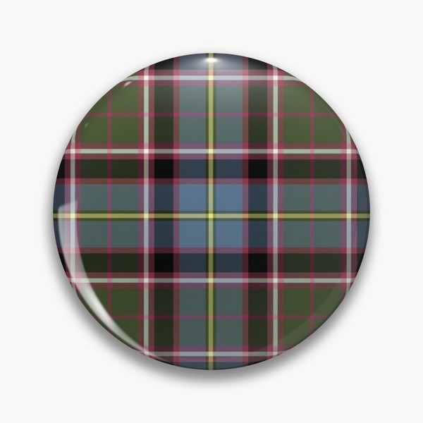 Clan Stirling Weathered Tartan Pin