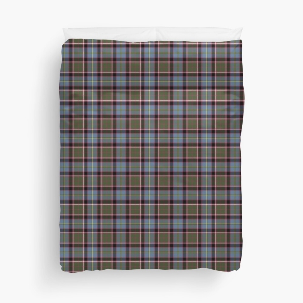 Clan Stirling Weathered Tartan Duvet Cover