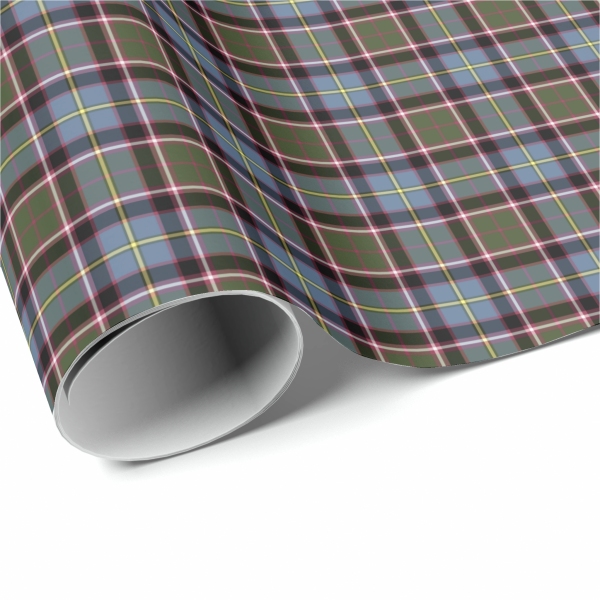 Stirling Weathered tartan wrapping paper