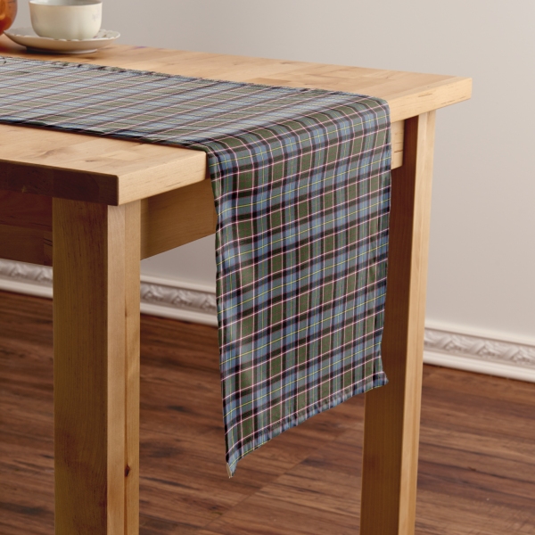 Stirling Weathered tartan table runner