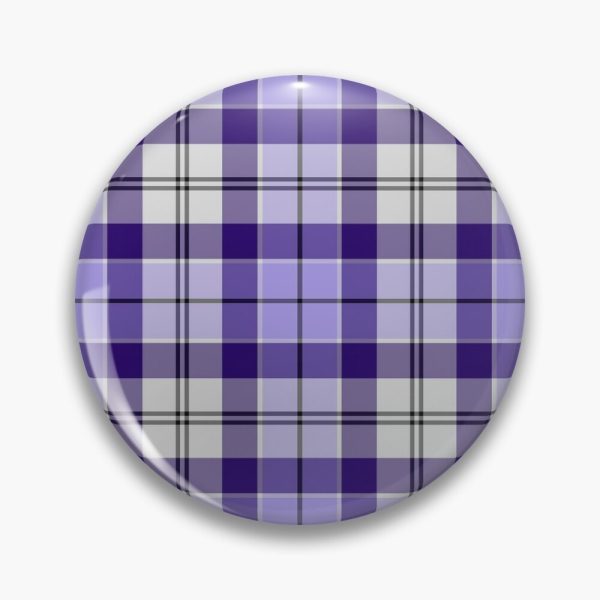 Strathclyde Ancient tartan pinback button