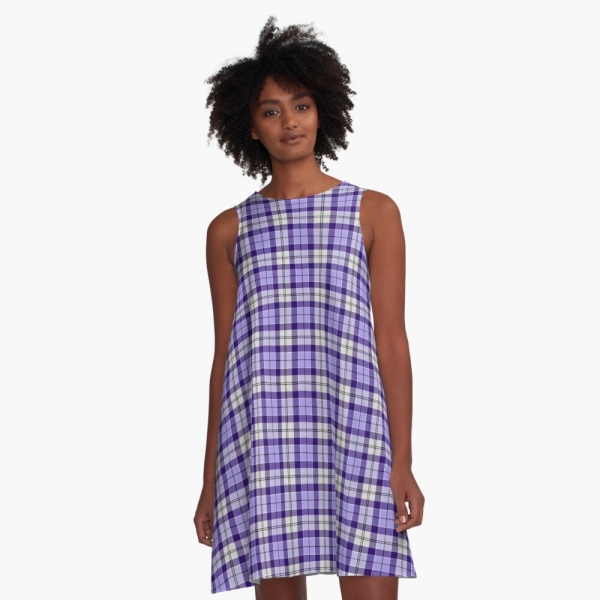 Strathclyde Ancient tartan a-line dress