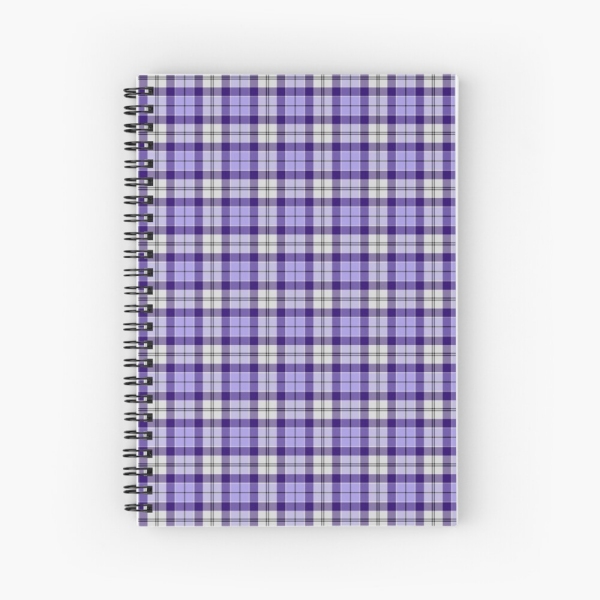 Strathclyde Ancient tartan spiral notebook