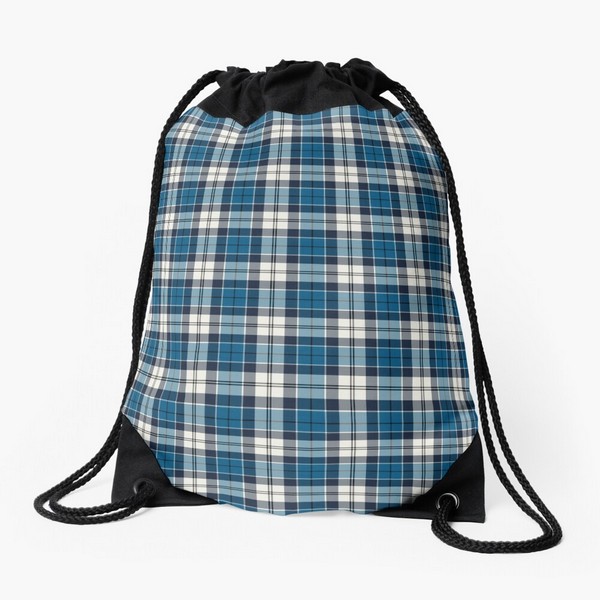 Strathclyde District tartan drawstring bag