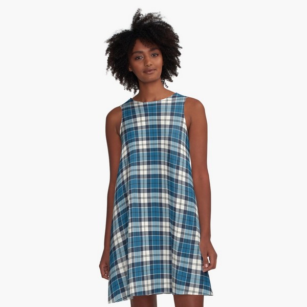 Strathclyde District tartan a-line dress