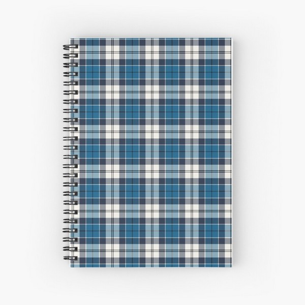 Strathclyde District tartan spiral notebook