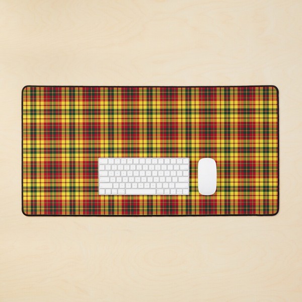 Strathearn District tartan desk mat