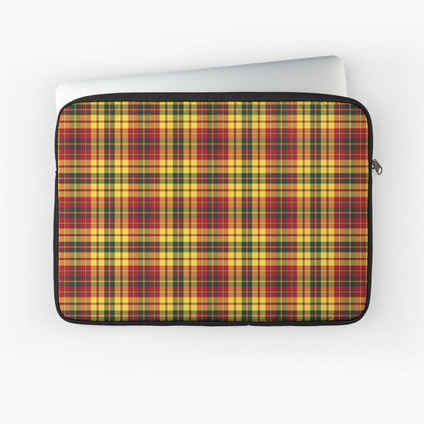 Strathearn District tartan laptop sleeve