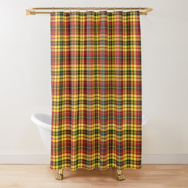 Strathearn District tartan shower curtain