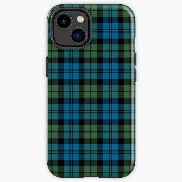 Strathspey District tartan iPhone case