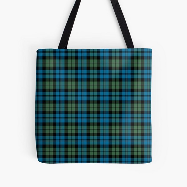 Strathspey District tartan tote bag