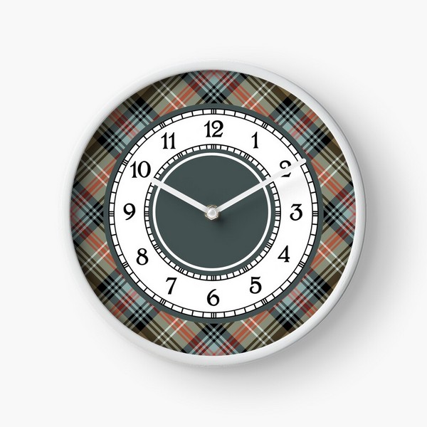 Sutherland Ancient tartan wall clock