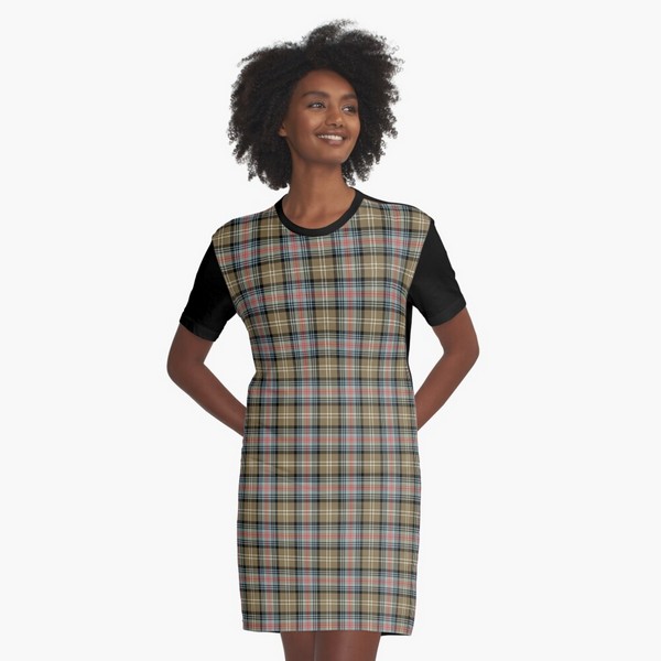 Sutherland Ancient tartan tee shirt dress