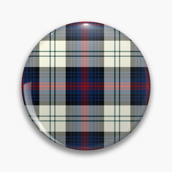 Sutherland Dress tartan pinback button