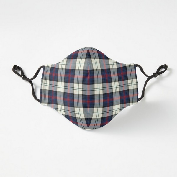 Sutherland Dress tartan fitted face mask