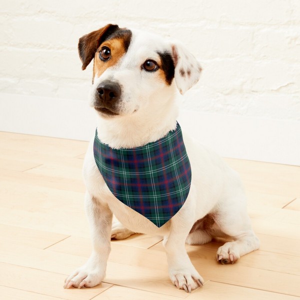 Sutherland tartan pet bandana