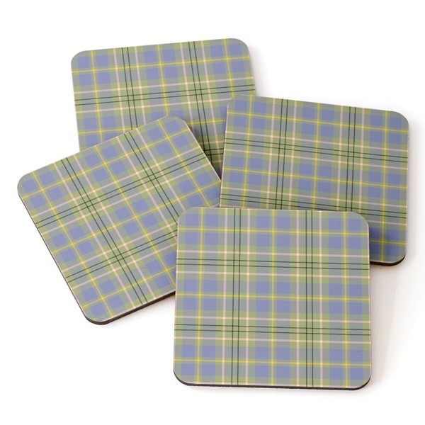 Clan Taylor Ancient tartan beverage coasters