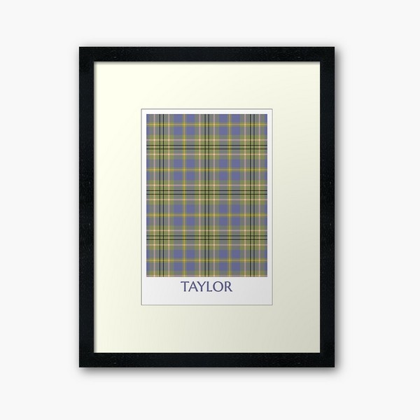 Clan Taylor Ancient Tartan Framed Print
