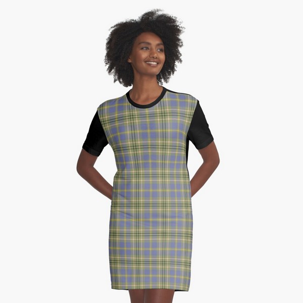 Clan Taylor Ancient tartan tee shirt dress