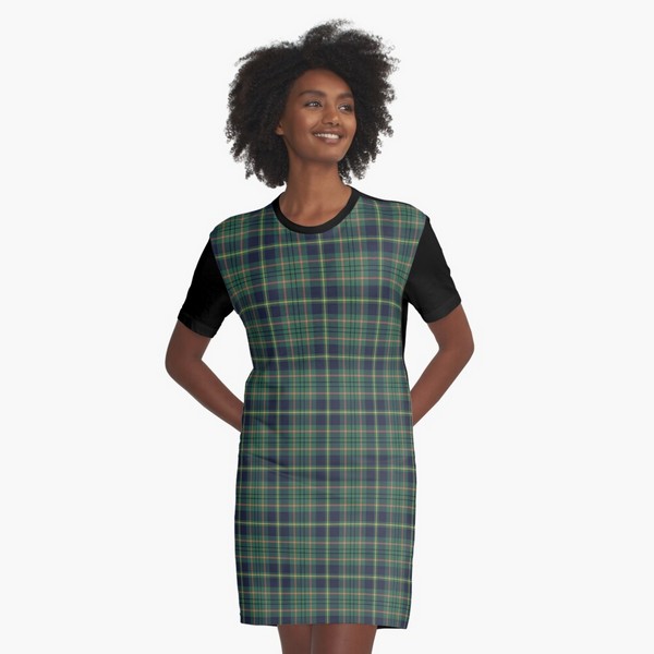 Taylor tartan tee shirt dress