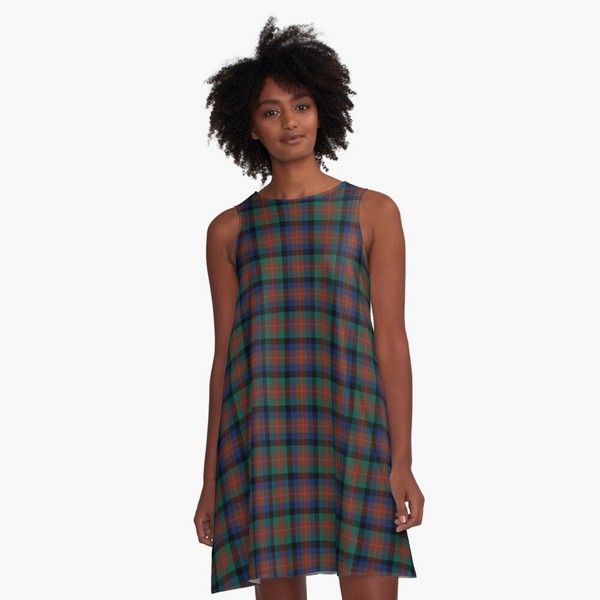 Clan Tennant tartan a-line dress