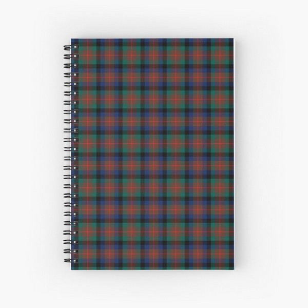 Clan Tennant tartan spiral notebook