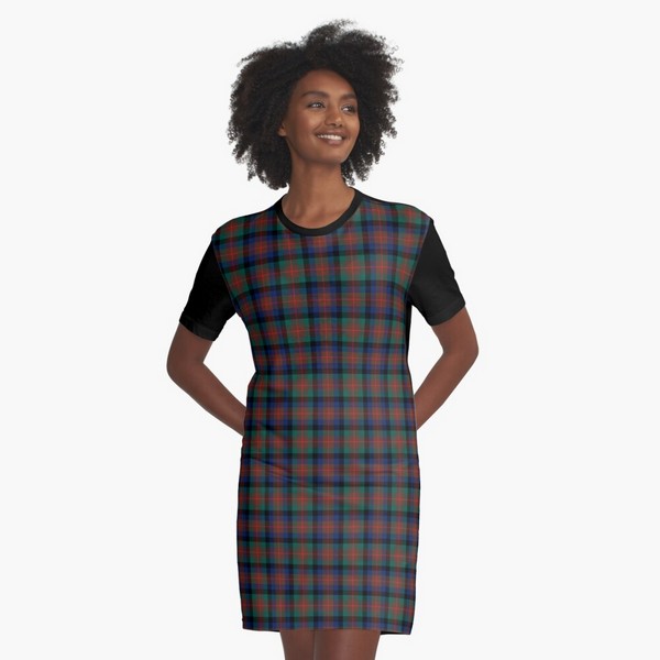 Clan Tennant tartan tee shirt dress