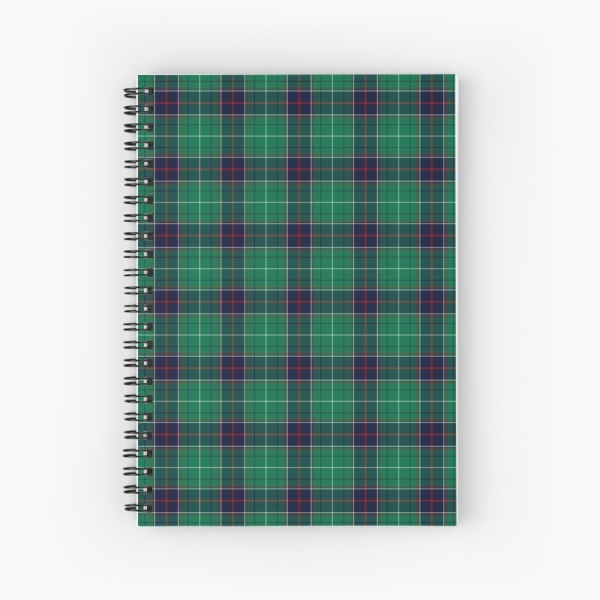 Tennessee tartan spiral notebook