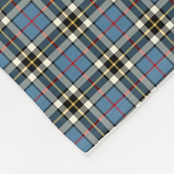 Thompson Blue Dress tartan fleece blanket