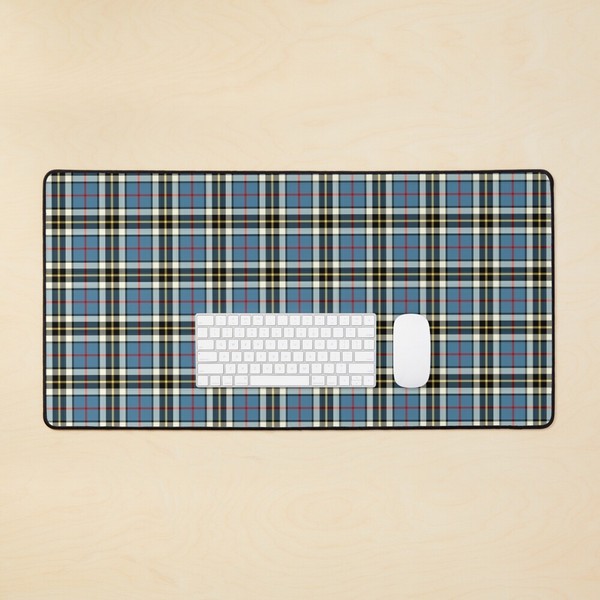 Thompson Blue Dress tartan desk mat