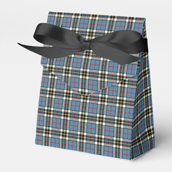 Thompson Blue Dress tartan favor box