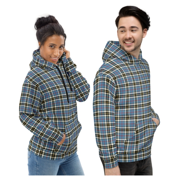 Thompson Blue Dress tartan hoodie