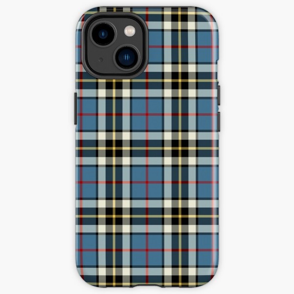 Clan Thompson Blue Dress Tartan iPhone Case