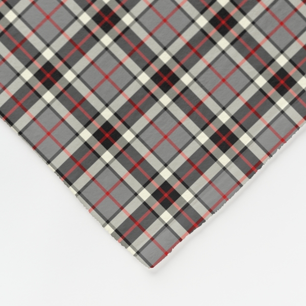 Thompson Gray Dress tartan fleece blanket