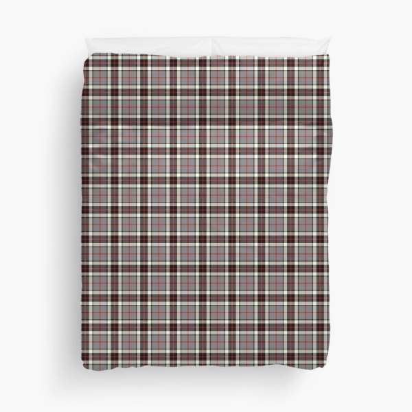 Clan Thompson Gray Dress Tartan Duvet Cover