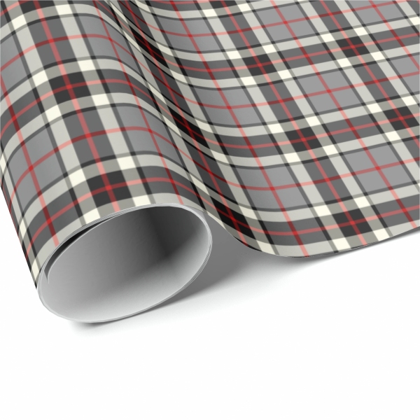 Thompson Gray Dress tartan wrapping paper