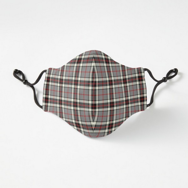 Thompson Gray Dress tartan fitted face mask