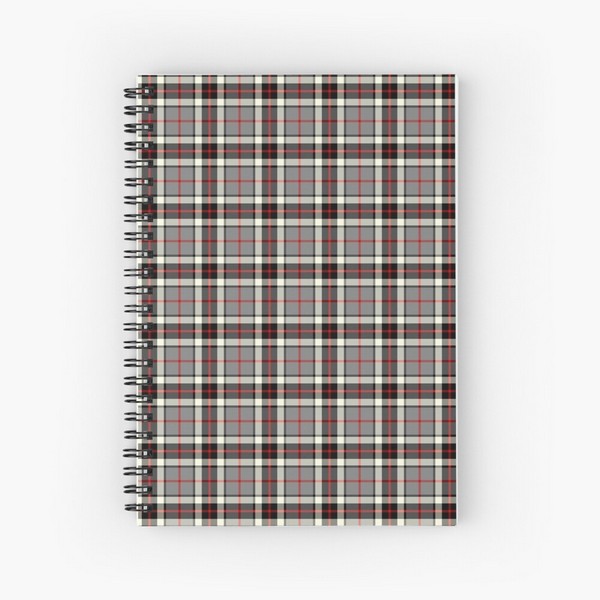 Thompson Gray Dress tartan spiral notebook