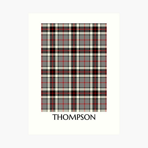 Thompson Gray Dress tartan art print