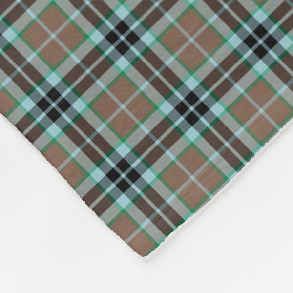 Thompson Hunting tartan fleece blanket