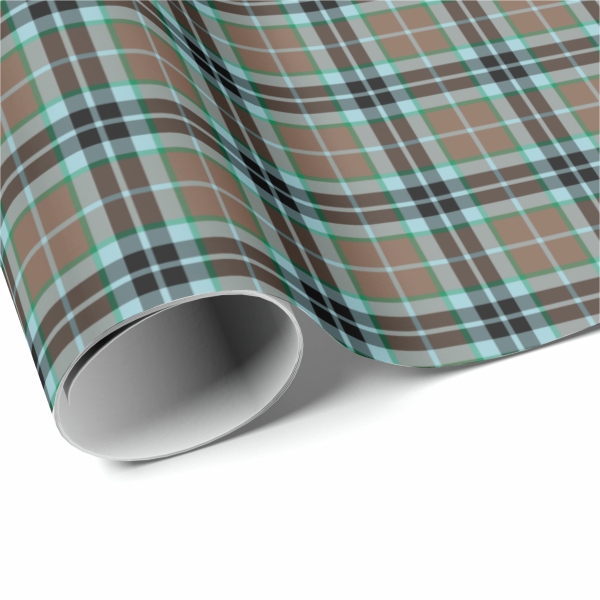 Thompson Hunting tartan wrapping paper